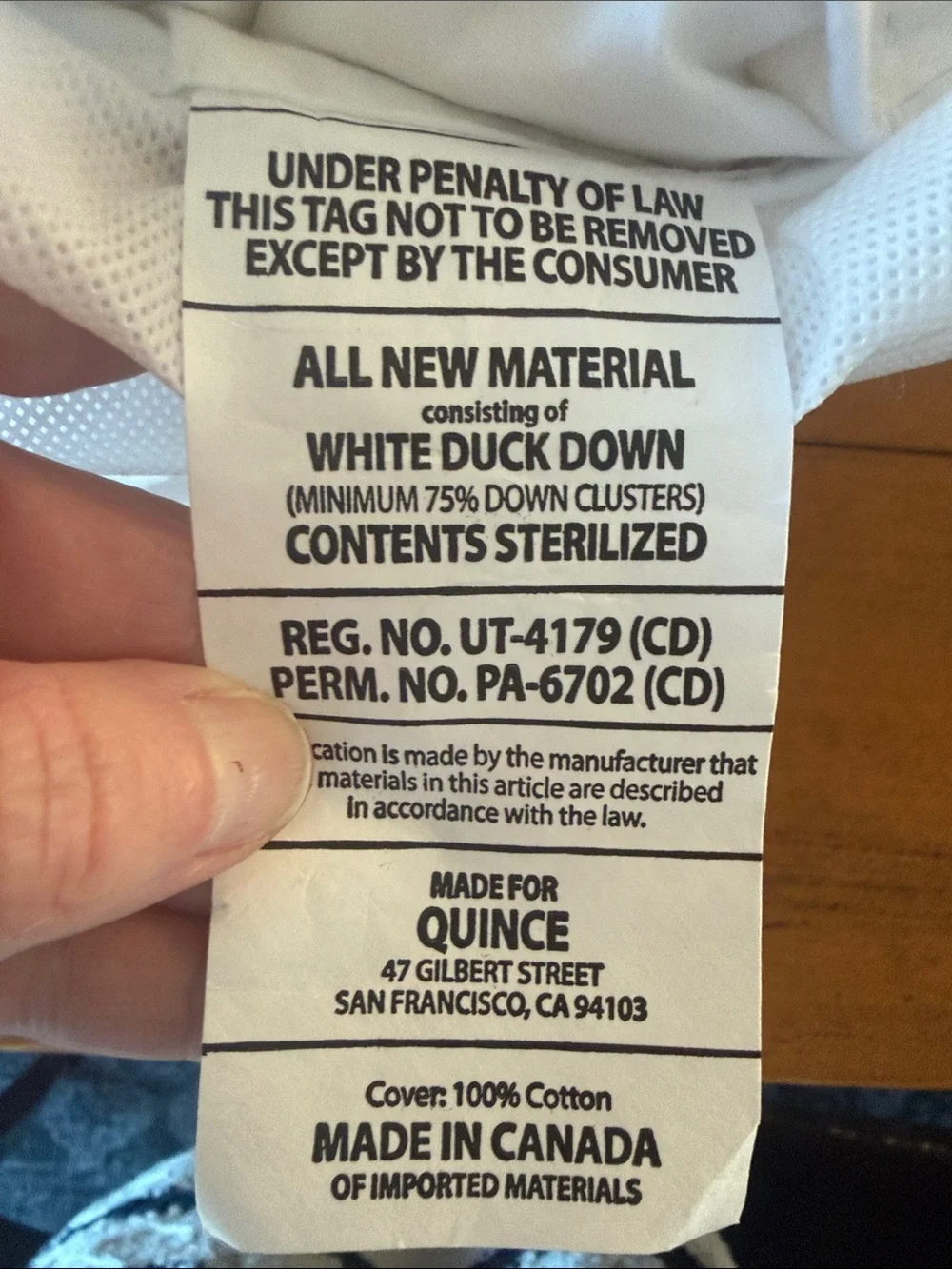 Quince premium white